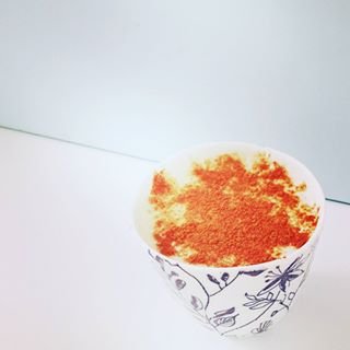  My chai. Loaded up with Sri Lankan Cinnamon #chai #calmerchai #calmersutratea #almondmilk #paleo #primal #realfood #cinnamon #calm #mornings #drink #dairyfree 